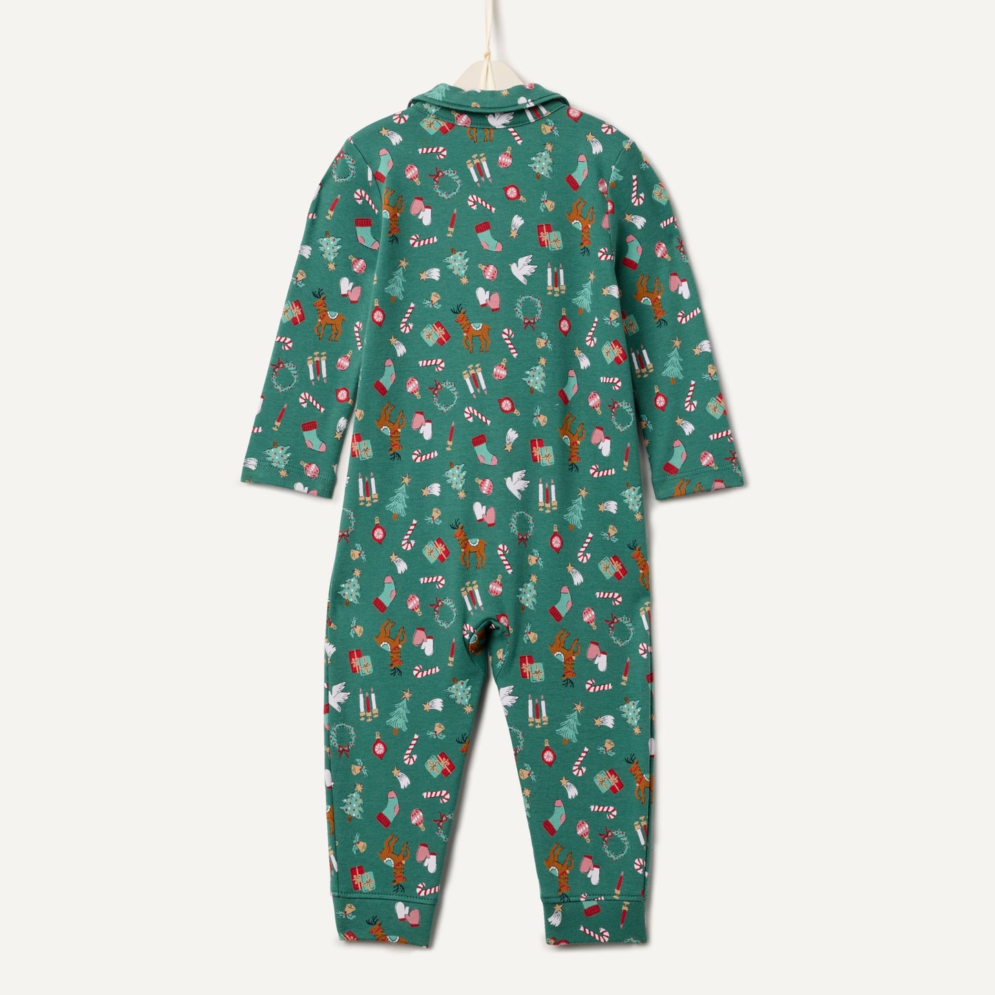 Amazon Essentials x Sofia Grainge Unisex Babies' Footless Sleepsuit, Pack of 2, Red/Holiday, 3-6 Months