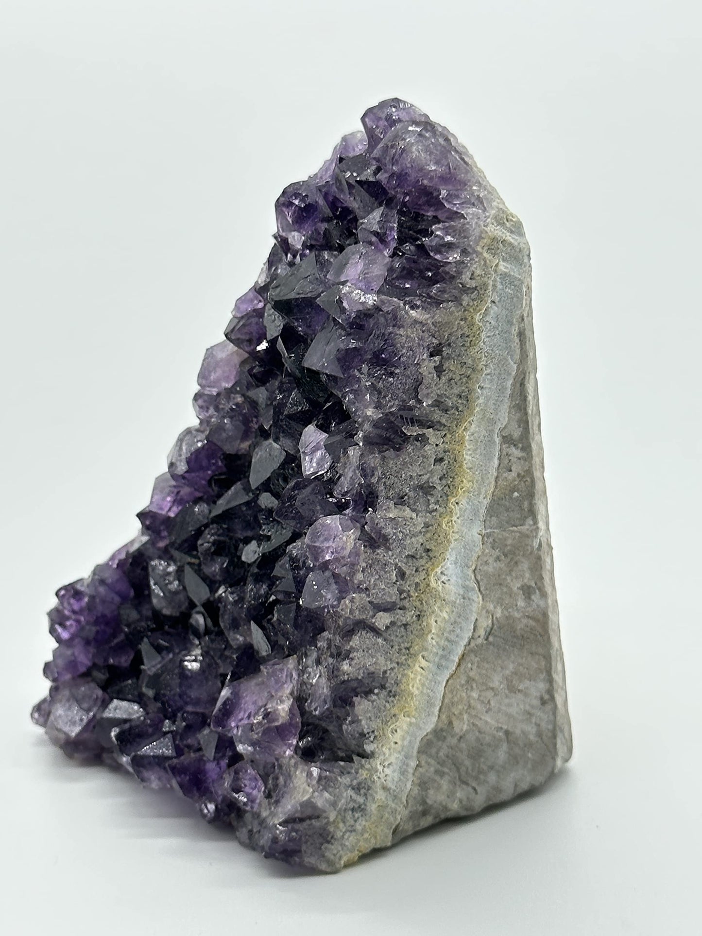 GAF TREASURES Uruguayan Deep Purple Amethyst Cluster, Amethyst Geode, Raw Amethyst, Amethyst Cathedral, Amethyst Druze, Amethyst Crystal (0.3-0.5 lb)