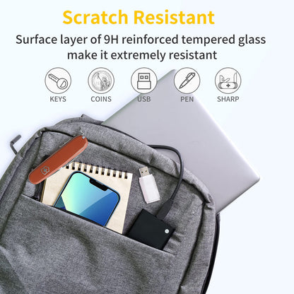 UNBREAKcable Shatterproof Tempered Glass Screen Protector for iPhone SE 2022/SE 2020, iPhone 8/7 [3-Pack] [99.99% HD Clear] [Easy Installation Frame] [9H Hardness][Bubble Free] for Apple 4.7''