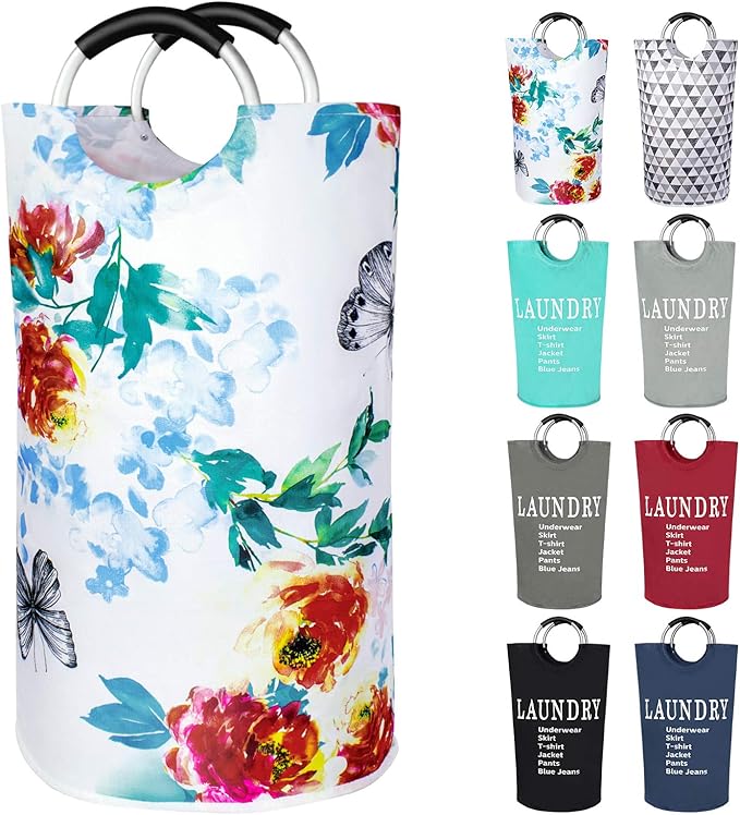 Dalykate Large Laundry Basket 82L Collapsible Oxford Fabric Laundry Hamper