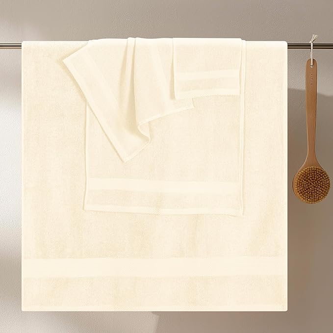 GLAMBURG Ultra Soft 8-Piece Towel Set