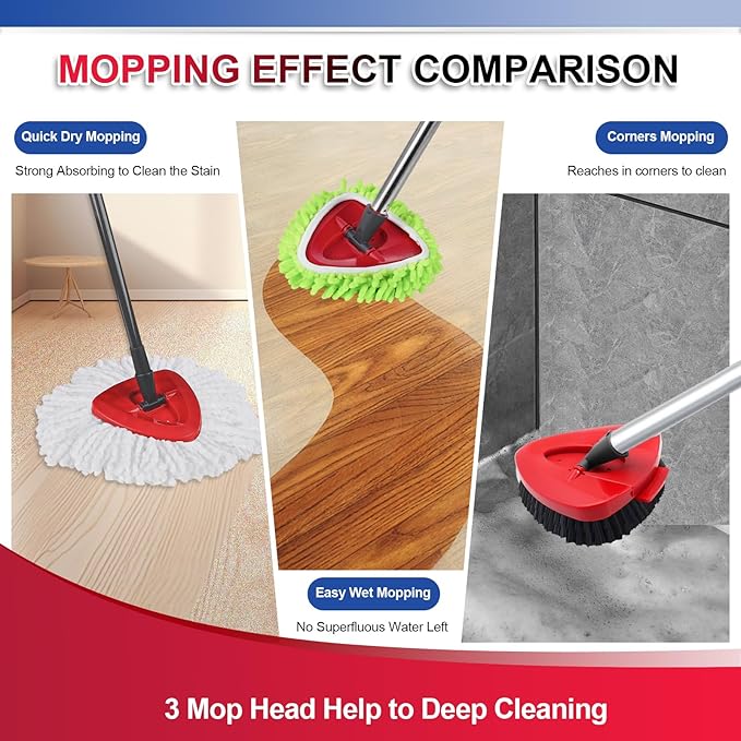 7 Pack Reusable Microfiber Mops Pads Compatible