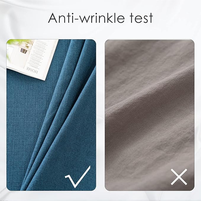 BALCONY & FALCON Round Tablecloth Washable Wrinkle Resistant and Water Proof