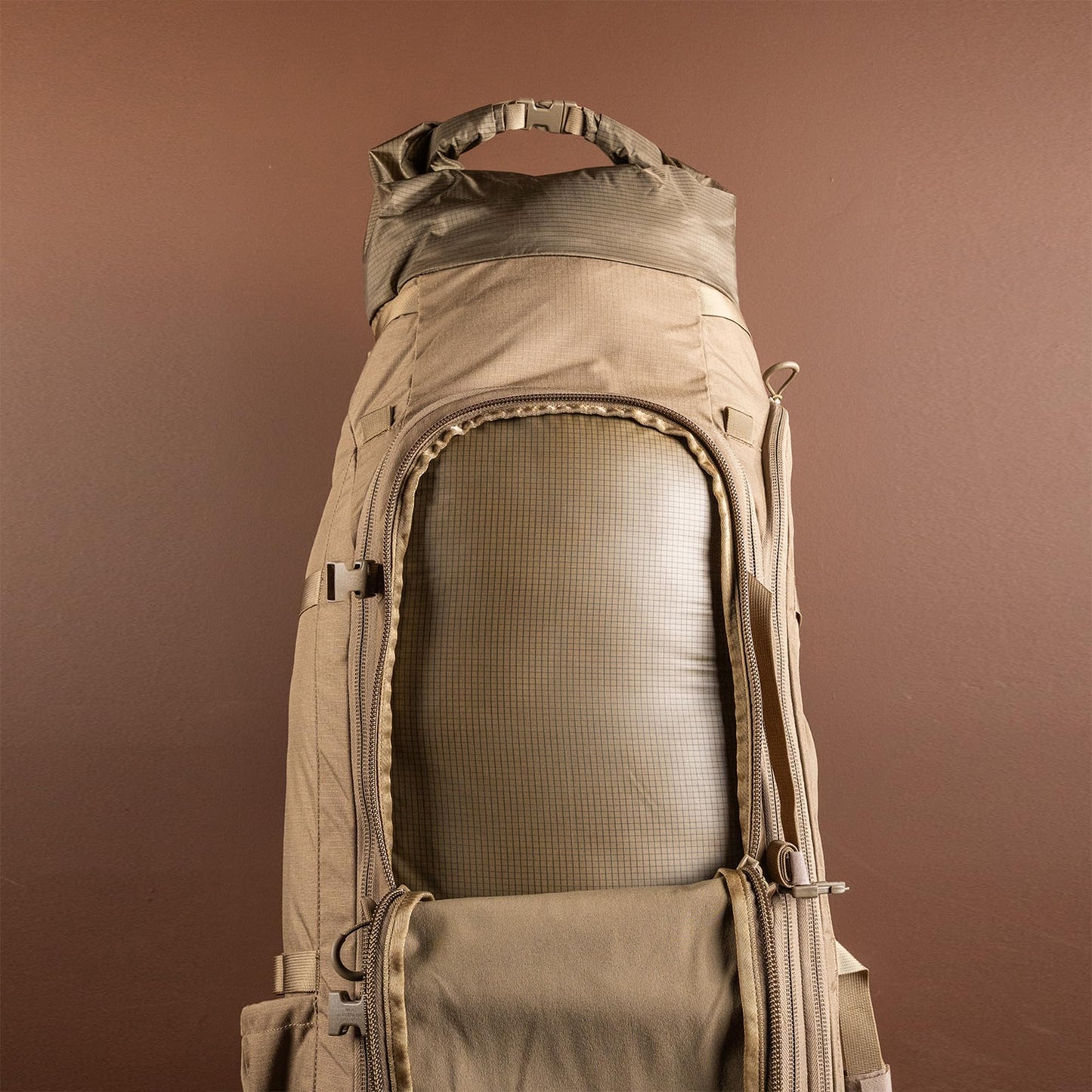 Eberlestock Brute 6500 Hunting Pack – Internal Frame Backpack with Cradle Hip Belt, Contour Shoulder Harness, 6500ci Capacity for Extended Backcountry Hunts – Multicam