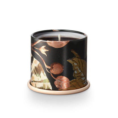 Illume Noble Holiday Collection Midnight Pumpkin Demi Vanity Tin Candle, 3 oz