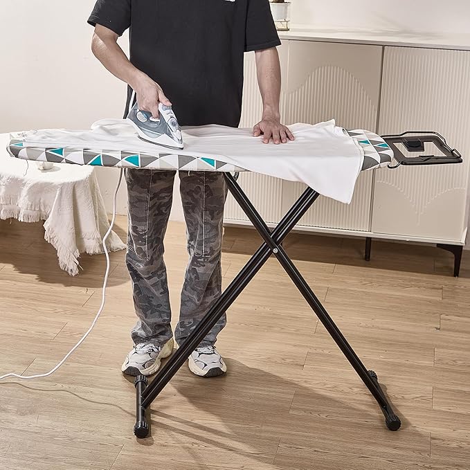 Ironing Board 13x43 Extra Thick Heavy Duty Padded Cover，Full Size Ironing Board