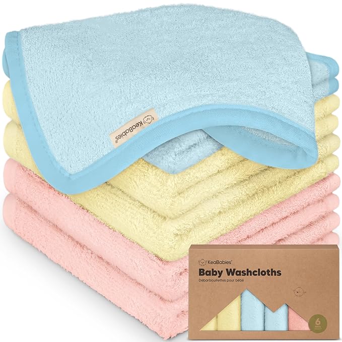 6-Pack Baby Washcloths