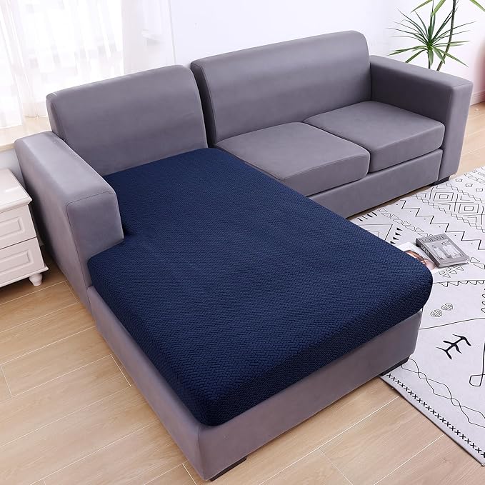 Smiry Waterproof Couch Cushion Covers, Stretch Jacquard Sectional Couch Covers