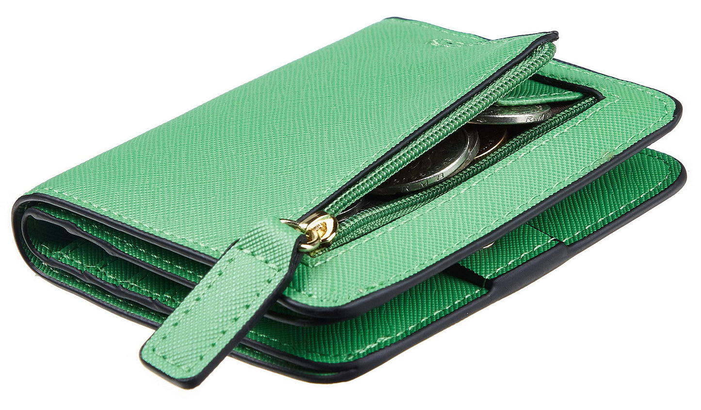 Toughergun Wallet Women Rfid Blocking Small Compact Bifold Luxury Leather Pocket Wallet Ladies Mini Purse with ID Window