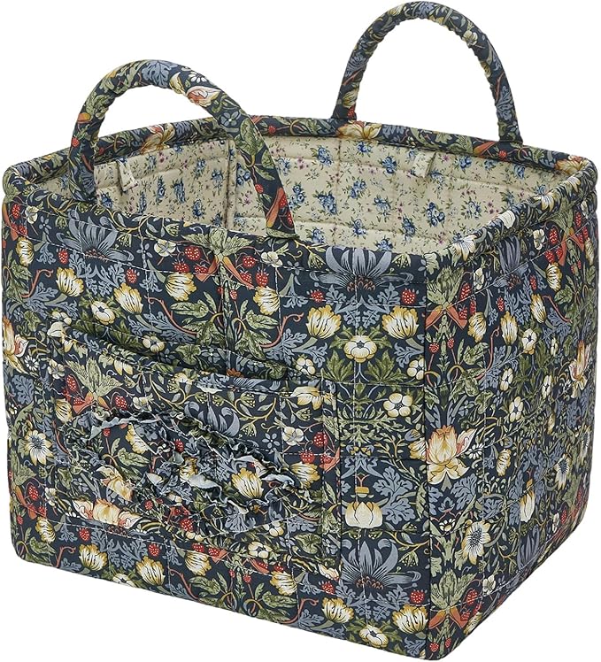 Quilted Fabric Storage Baskets