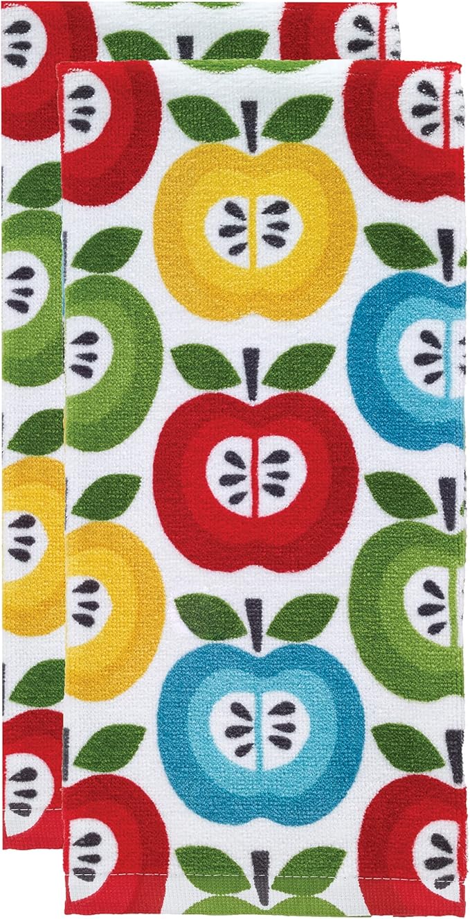 T-Fal Fiber Reactive Print Kitchen Towels: Highly Absorbent, Super Soft