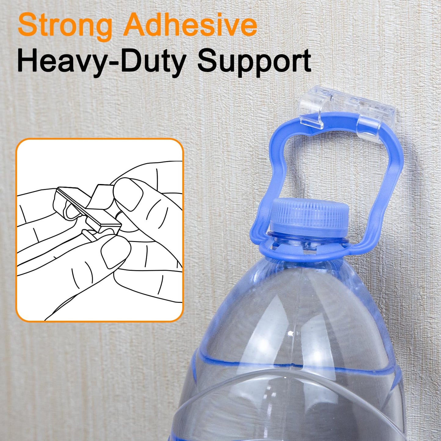 SOULWIT 50 Pcs Self Adhesive Cable Management Clips, Cable Organizers Sticky Wire Clips Cord Holder for TV PC Laptop Ethernet Cable Desktop Home Office (Transparent)