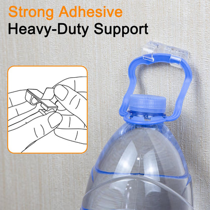 SOULWIT 50 Pcs Self Adhesive Cable Management Clips, Cable Organizers Sticky Wire Clips Cord Holder for TV PC Laptop Ethernet Cable Desktop Home Office (Transparent)