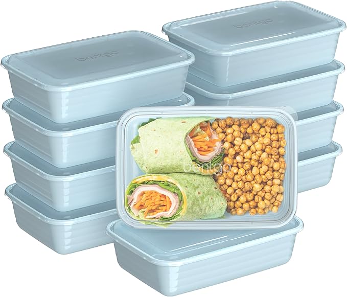 Bentgo Prep - 20-Piece 1-Compartment Reusable Meal Prep Containers