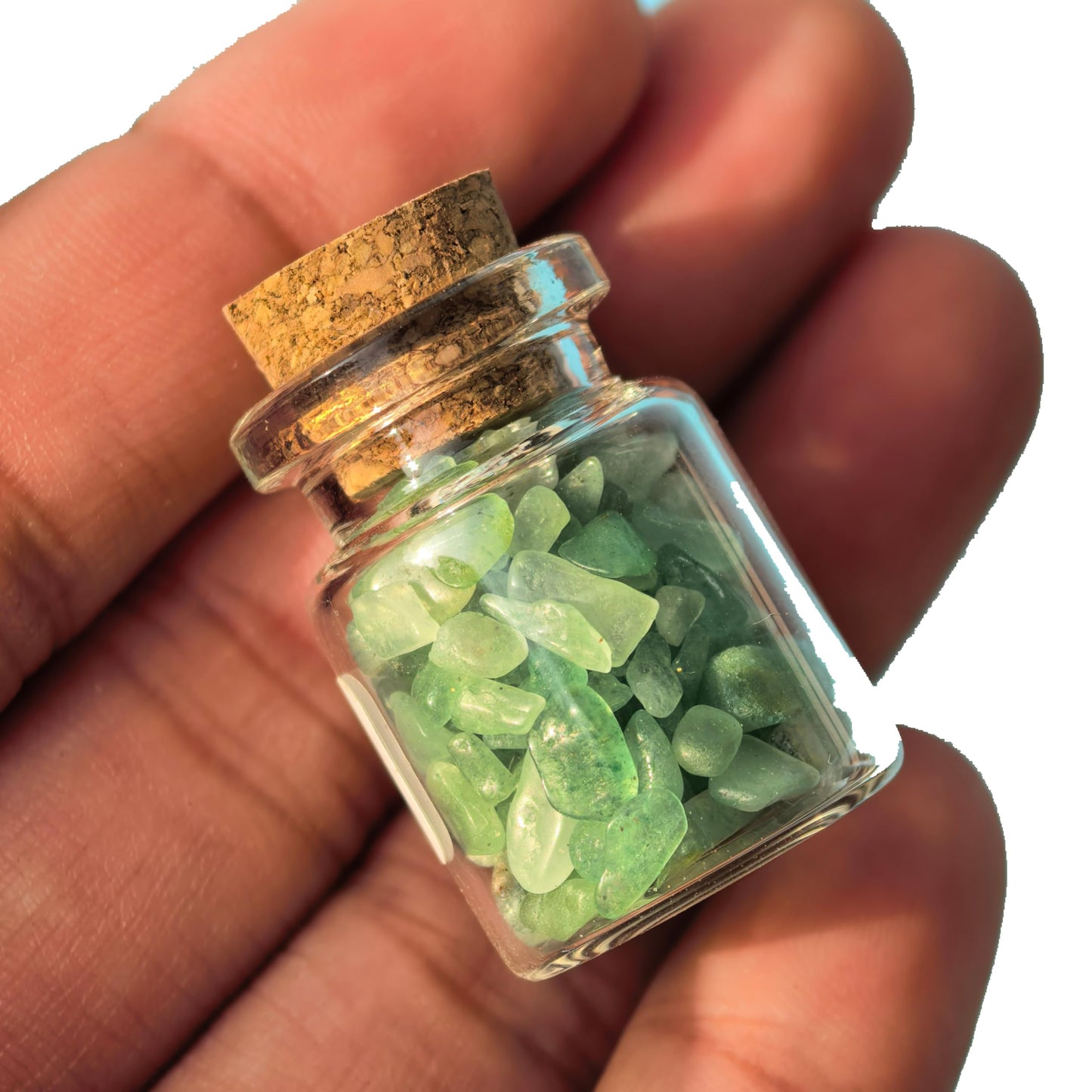 Crystal Bottles，Tumbled Gemstone Chips for Reiki Healing, Chakra Balancing Meditation，Natural Stones for Witchcraft, Yoga Therapy (12 Kinds Gift Box)