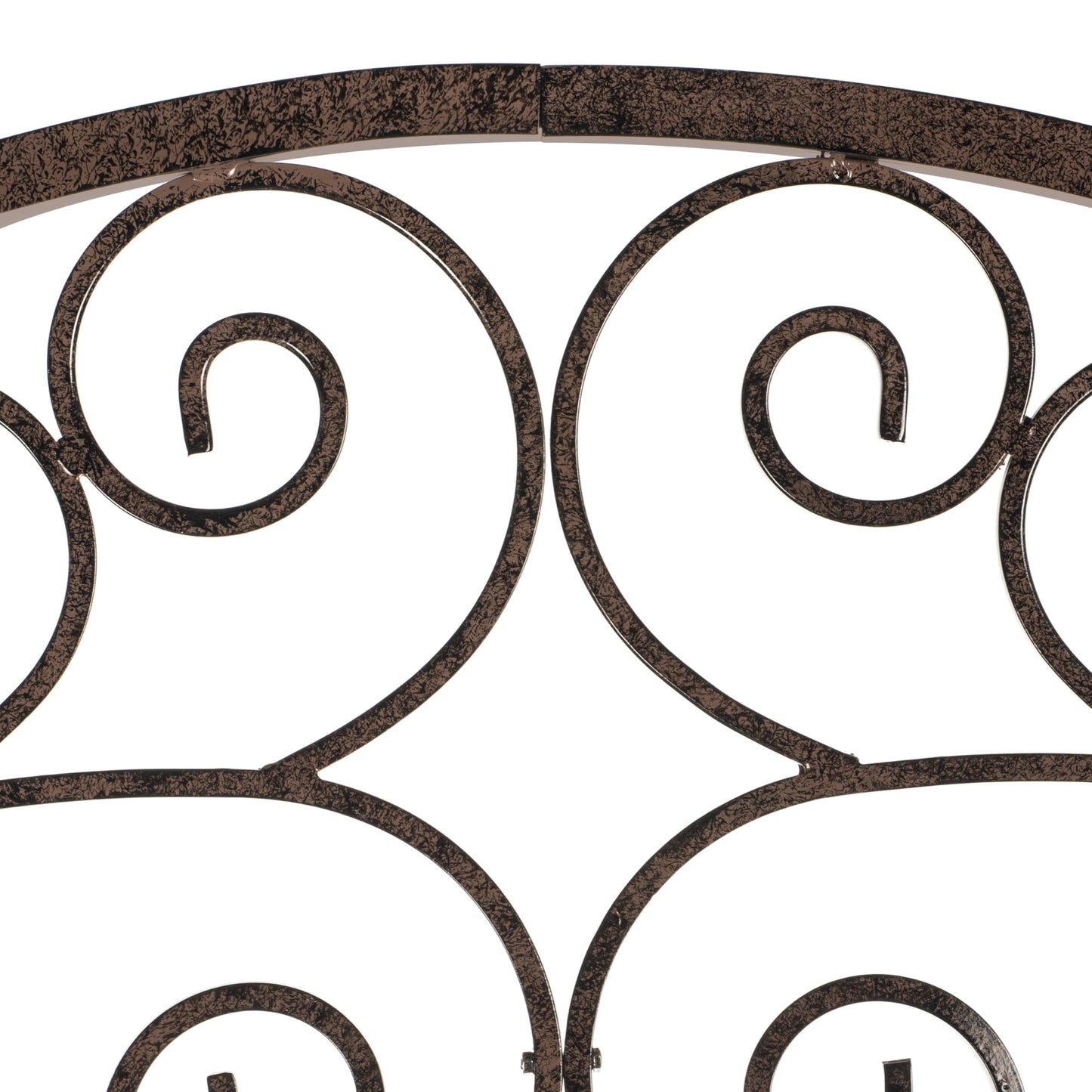 H Potter Large Metal Garden Trellis 32" W x 6 feet Tall — Heavy Duty Iron for Climbing Roses, Clematis, Ivy — Freestanding, Weather Resistant, Ground Spikes Included