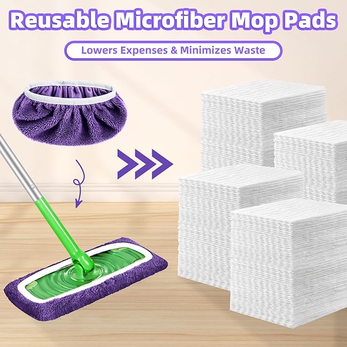 Reusable Mop Pads Compatible