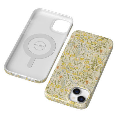 Casely iPhone 13 Case | Fit Check | Neutral Checkerboard | Compatible with MagSafe | Classic Ultra Slim Design