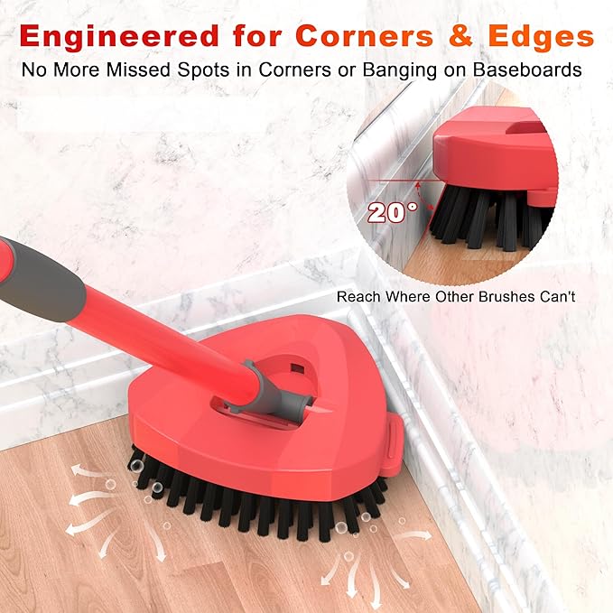 Upgraded Triangle Scrub Brush Head