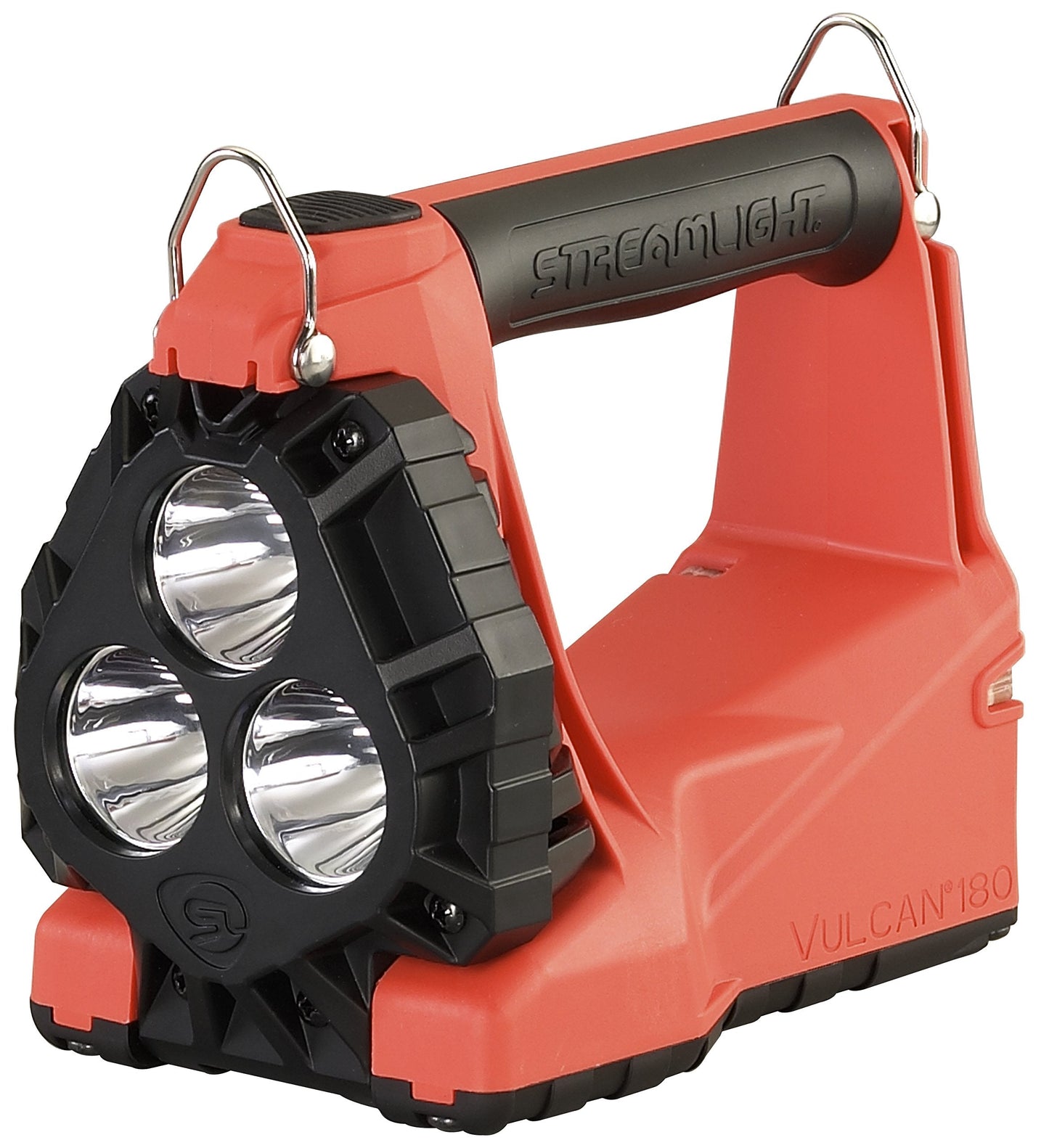 Streamlight 44331 Vulcan 180 HAZ-LO Standard System Class I DIV.1 450-Lumen Rechargeable Lantern/Portable Scene Light with 120V/100V AC/12V DC Charger and Quick Release Shoulder Strap, Orange