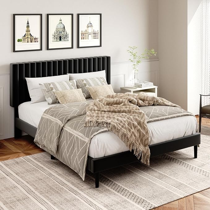 HAOARA Queen Size Platform Bed Frame