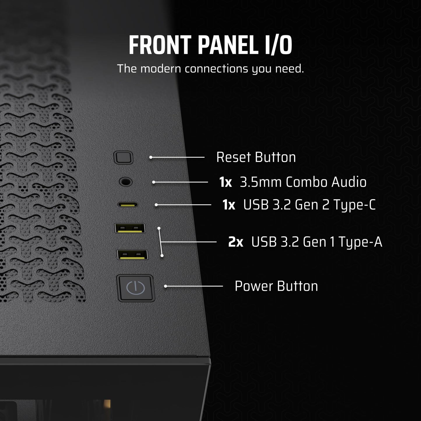 CORSAIR 3500X ARGB Mid-Tower ATX PC Case – Panoramic Tempered Glass – Reverse Connection Motherboard Compatible – 3x CORSAIR RS120 ARGB Fans Included – Black