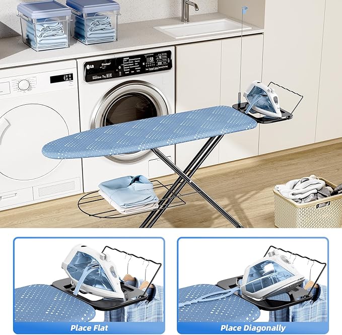 KINGBOARD Ironing Board, Compact Iron Board Full Size