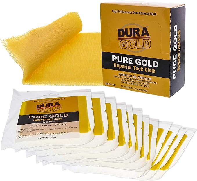 Dura-Gold - Pure Gold Superior Tack Cloth, Woodworking, Automotive Paint