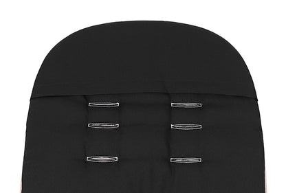 Babycurls Fleece Lined Snuggly Cosytoes Footmuff Universal Fitting for Pushchairs Strollers Prams Buggys Baby Joggers 95-100cm Black