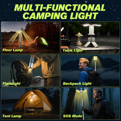 SakerPlus Telescopic Camping Lantern & Car Vacuum Portable