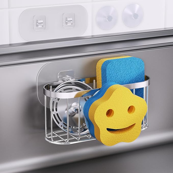 HapiRm Sink Caddy Sponge Holder
