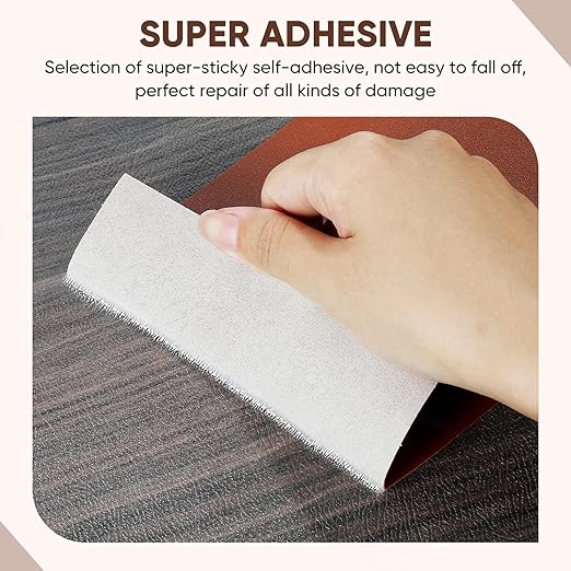 Leather Repair Tape, 16 x 30 Inches Self Adhesive Leather Repair Patch，Leather