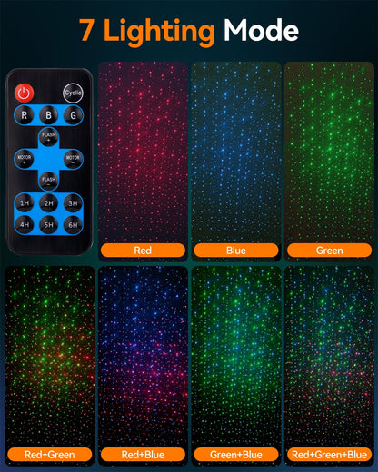 MXLATUU Laser Projector Lights, Valentines Day Gift RGB Laser Light with RF Remote,Timer, Christmas Holiday Decorations Projector for Home Garden Yard Party Outdoor Indoor Lights Show