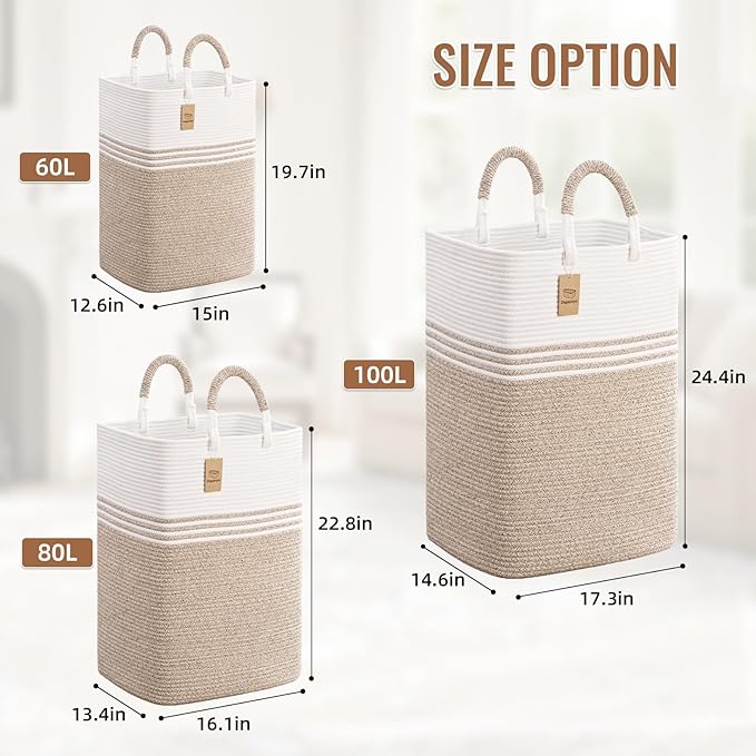 Laundry Basket Hamper, Blanket Storage, Dirty Clothes Hamper