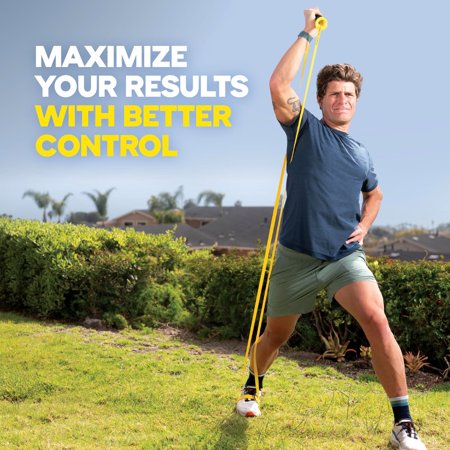 TRX Training Bandit Kit, Home Workout Resistance Band Set with Strength-Training Resistance Bands and Universal-Fit Handles for Exercise Bands