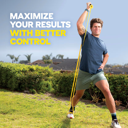 TRX Training Bandit Kit, Home Workout Resistance Band Set with Strength-Training Resistance Bands and Universal-Fit Handles for Exercise Bands