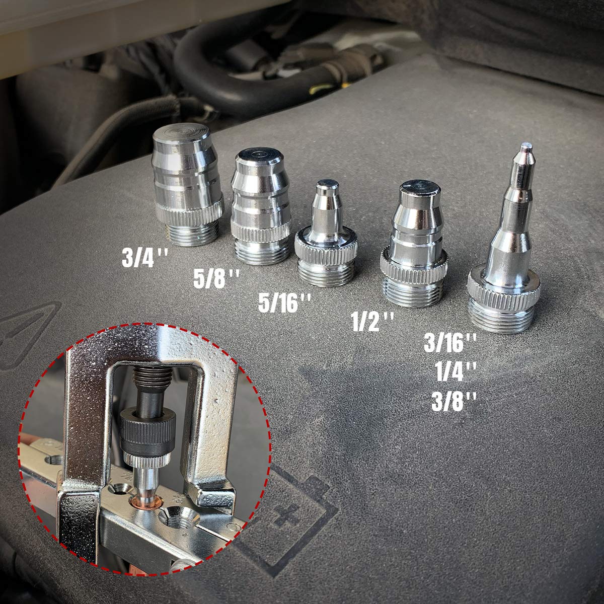 Thorstone Single Flaring Tool & Swaging Tool Kit for HVAC, Tubing, Copper Pipe Flaring with Tubing Cutter and Ratchet Wrench, 45 Degrees, Blue