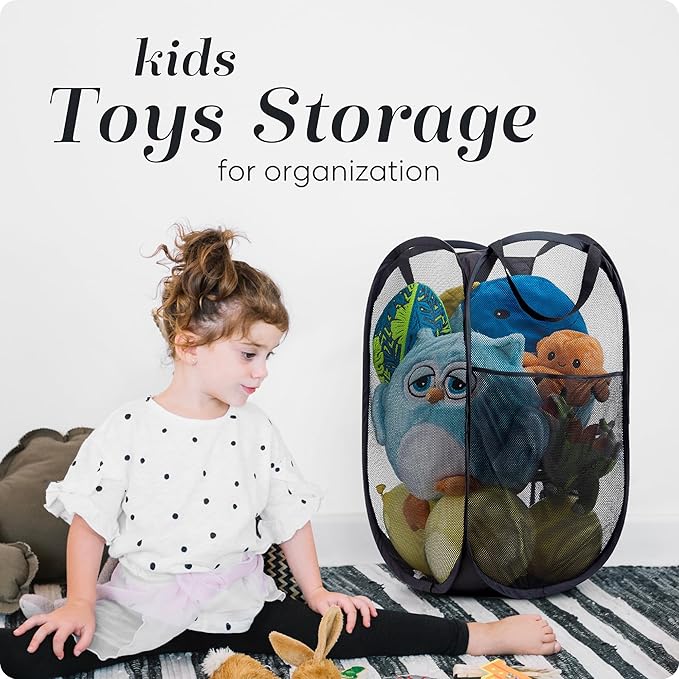 Handy Laundry Collapsible Mesh Pop Up Hamper