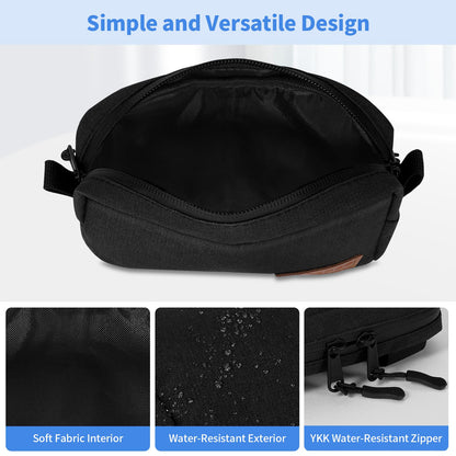 KENOBEE EDC Belt Pouch for Men Women, Water Resistant Heavy Duty Nylon Waist Pack Bag with YKK Zippers for Traveling, Hiking, Outdoors