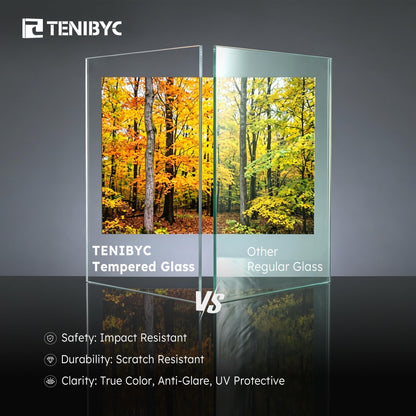 TENIBYC 5x7 Picture Frame 3 Pack with HD Glass - Brown Walnut, Natural Wood Photo Frame, Table Decoration