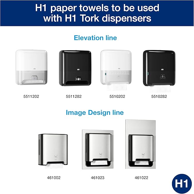 Tork Matic Paper Hand Towel Roll White H1 and Tork Mini Jumbo Toilet Paper Roll