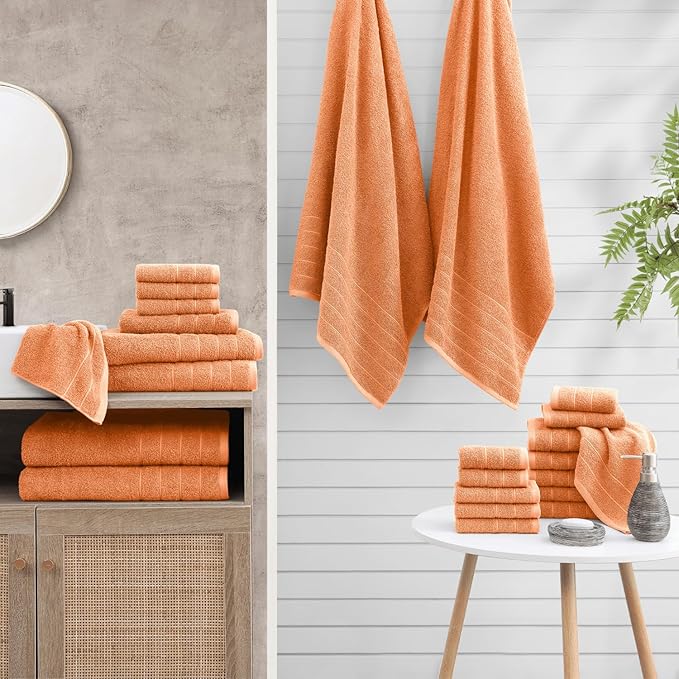 Casa Platino 100% Cotton Bathroom Towel Set