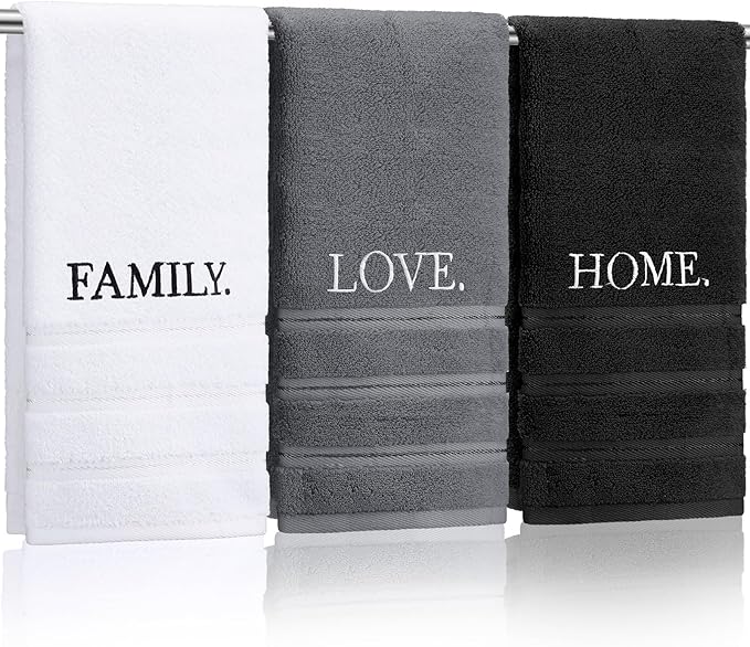 3 Pcs Farmhouse Decorative Hand Towels