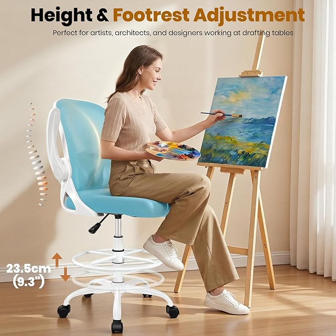 Primy Drafting Chair Tall Office Chair