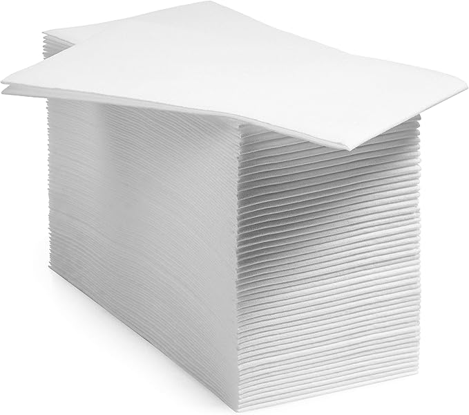 2000-Pack BloominGoods Disposable Bathroom Napkins | Linen-Feel Guest Towels |