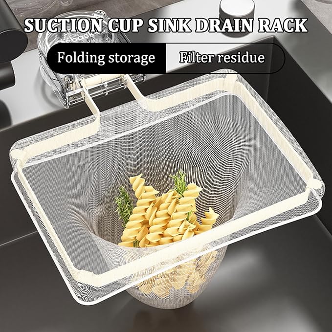 Kitchen Sink Strainer with 100 PCS Filter Mesh Bag, Food Waste Filter Basket