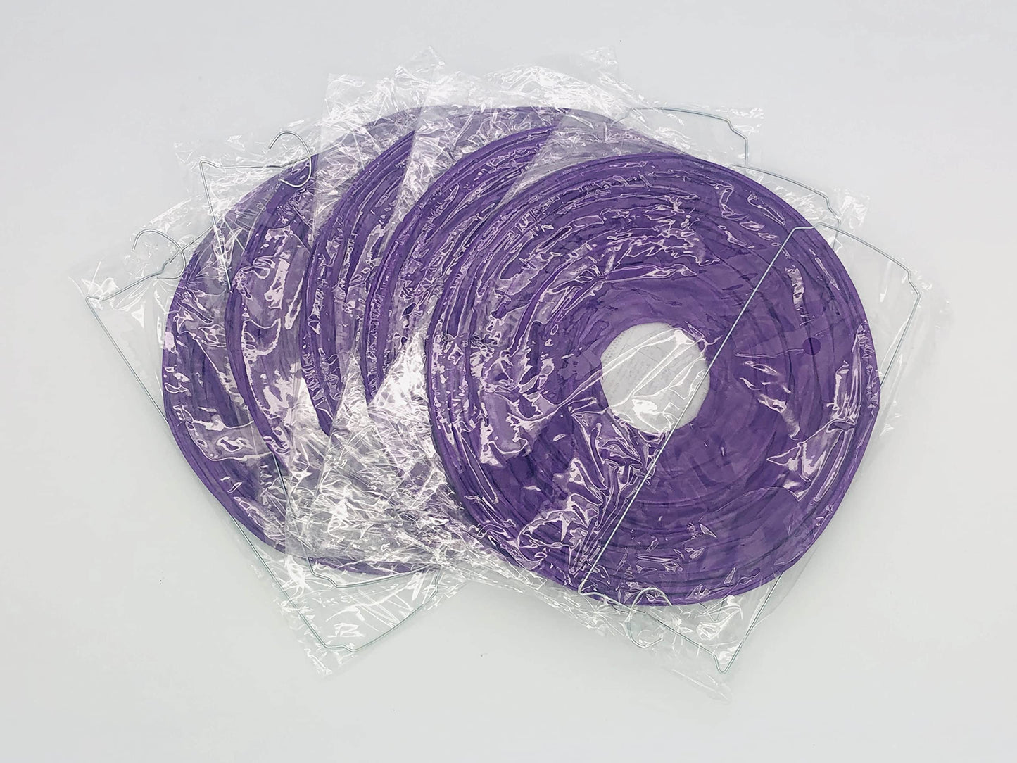 25 Pack Paper Lanterns, Sizes of 4", 6", 8", 10", 12", Hanging Lanterns Decorations Ball Lanterns for Home Decoration, Birthday Party and Wedding Decorations (Purple)