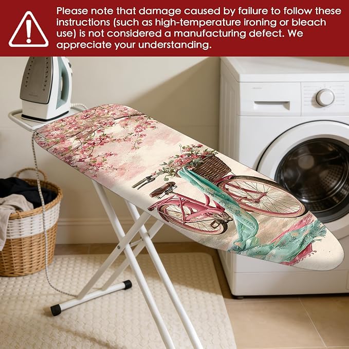 Nuxovilar Ironing Board Cover Needle Cotton 15x54 Inches | Ironing Board Cover