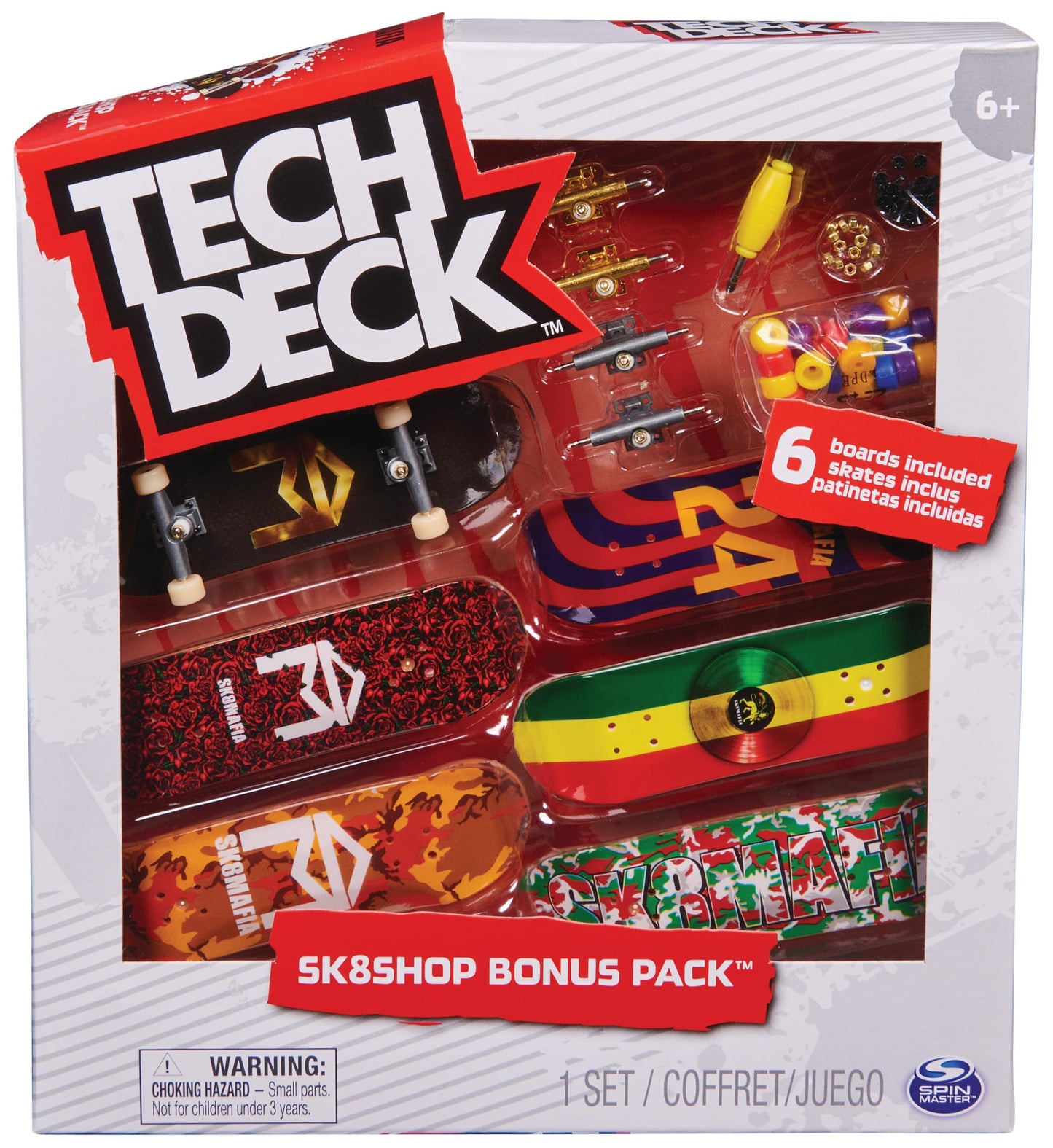 Tech Deck, Sk8shop Bonus Pack, packing may vary (Styles Vary)