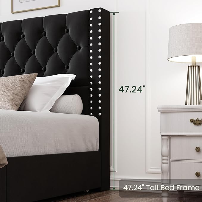 LARMACE King Size Bed Frame